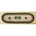 Capitol Earth Rugs Shamrock Oval Stair Tread 49-ST116S